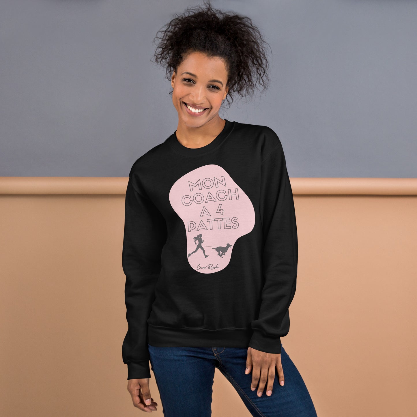 Sweat Canicross Femme Mon coach à 4 pattes